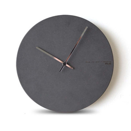Scandinavische Wandklok Antraciet Betonlook
