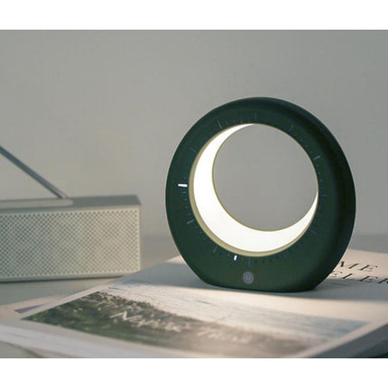 Moderne wekker met maan nachtlamp