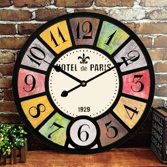 Grote vintage wandklok 60 cm