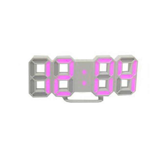 Grote 3D LED Digitale Wandklok
