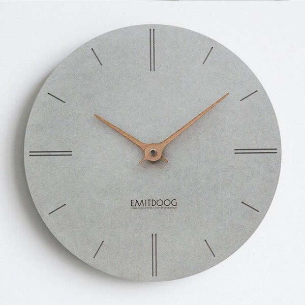 Grote minimalistische wandklok modern design