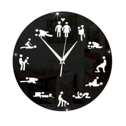 Kamasutra spiegel wandklok modern design