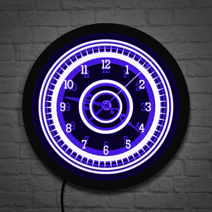Moderne lichtgevende klok voor slaapkamer