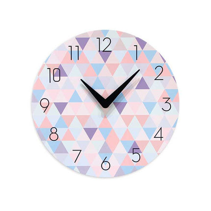 Design kinderklok met geometrisch patroon