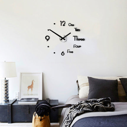 DIY 3D Wandklok met Geschreven Cijfers