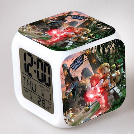 Kubus wekker met Jurassic Park thema