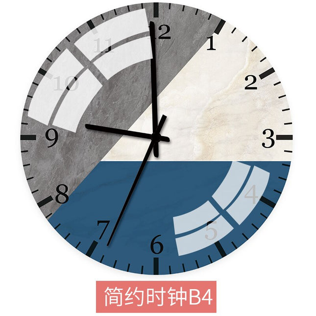 Kleurrijke Abstracte Wandklok Modern Design