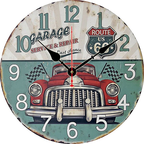 Klassieke vintage wandklok Parijs bistro-stijl