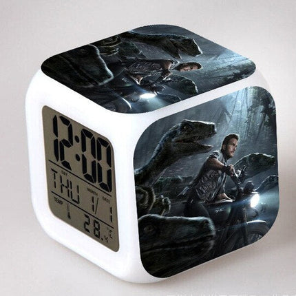 Kubus wekker met Jurassic Park thema