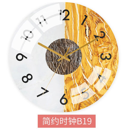 Kleurrijke Abstracte Wandklok Modern Design