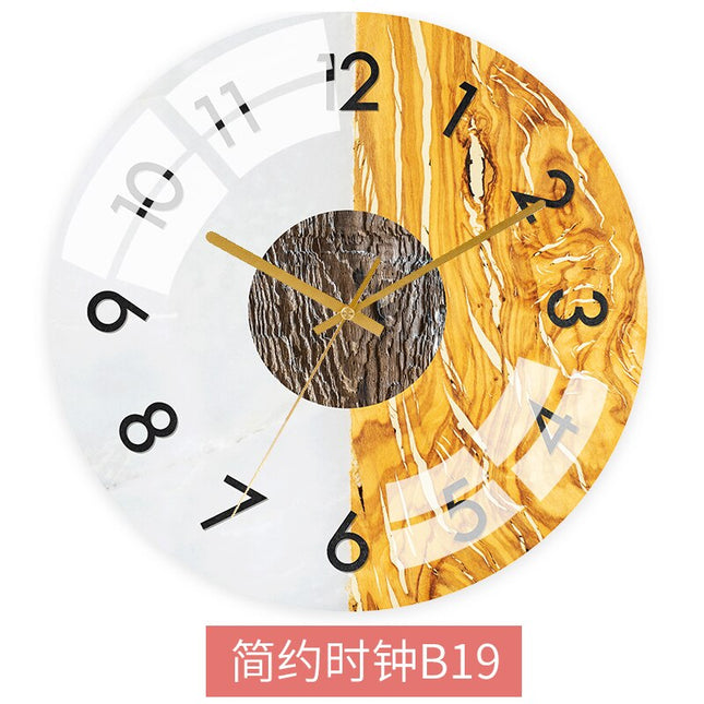 Kleurrijke Abstracte Wandklok Modern Design