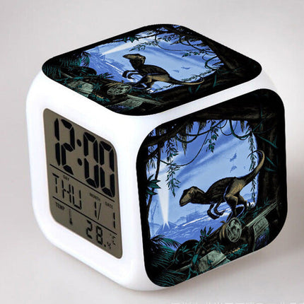 Kubus wekker met Jurassic Park thema
