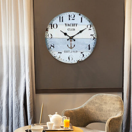 Grote industriële klok Romeinse cijfers