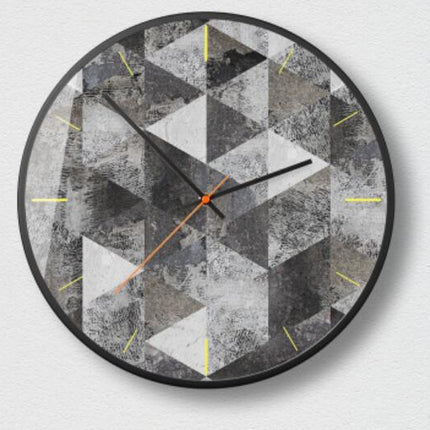 Moderne minimalistische klok geometrisch design