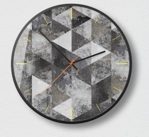 Moderne minimalistische klok geometrisch design