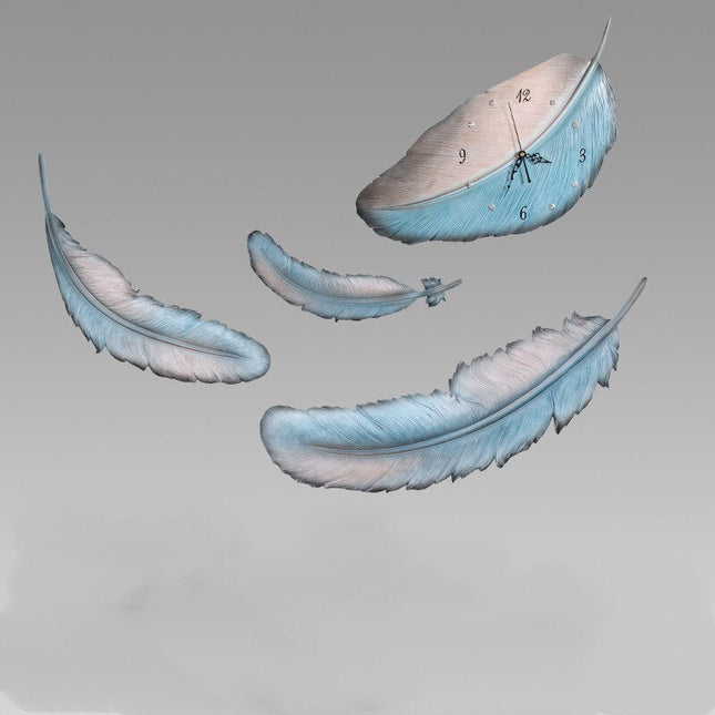 Wandklok in de Vorm van Veer