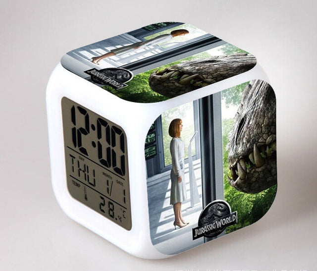 Kubus wekker met Jurassic Park thema