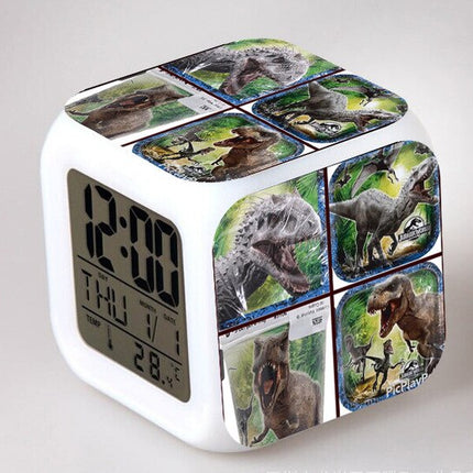 Kubus wekker met Jurassic Park thema