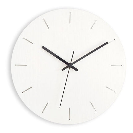 Moderne gele minimalistische design wandklok