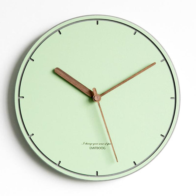 Design wandklok Scandinavisch in pastelkleur