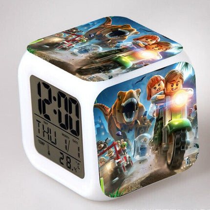 Kubus wekker met Jurassic Park thema