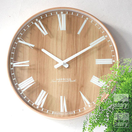 Minimalistische Houten Wandklok Scandinavische Stijl