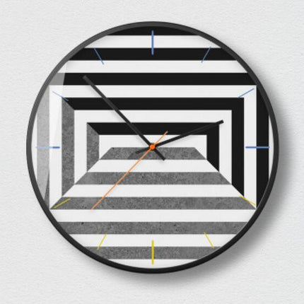 Moderne minimalistische klok geometrisch design