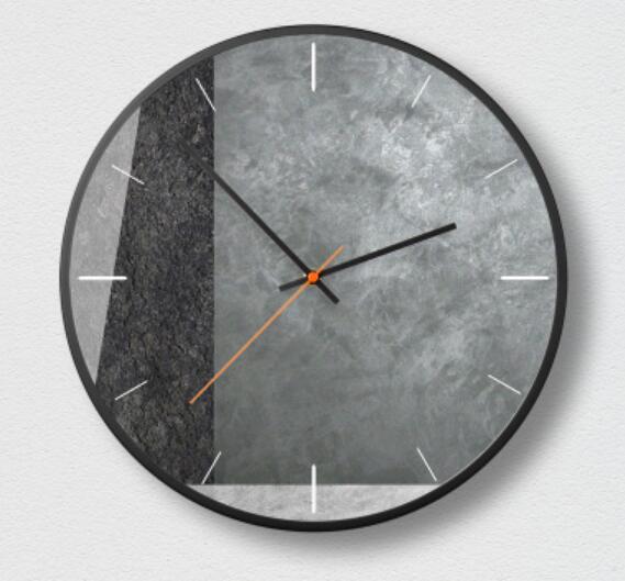 Moderne minimalistische klok geometrisch design