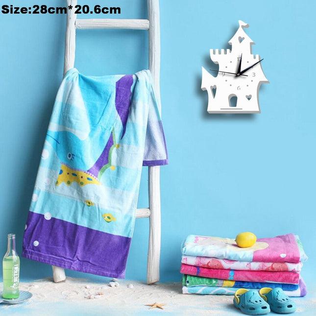 Witte kinderklok in vorm van raket