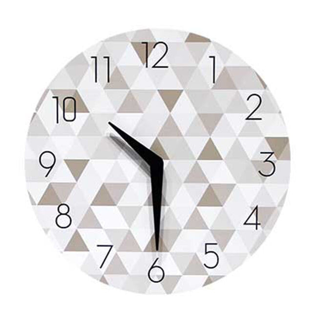 Design kinderklok met geometrisch patroon
