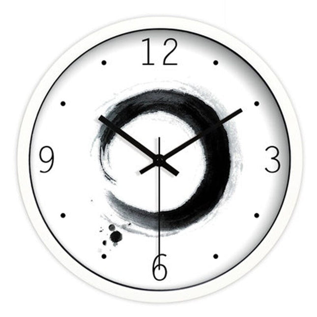Moderne wandklok met artistiek design