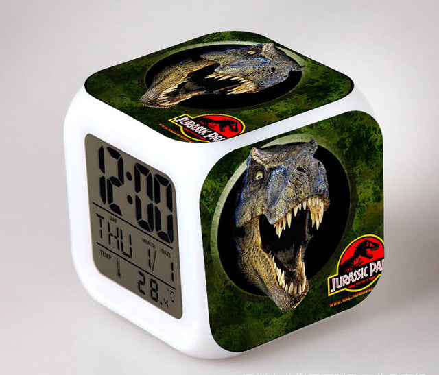 Kubus wekker met Jurassic Park thema