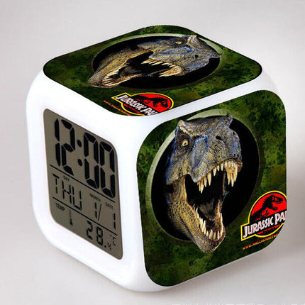 Kubus wekker met Jurassic Park thema