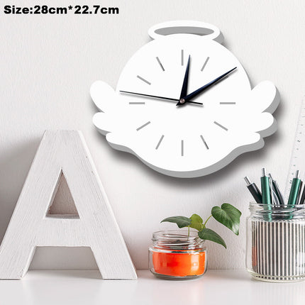 Wandklok kinderkamer vorm van sneeuwpop