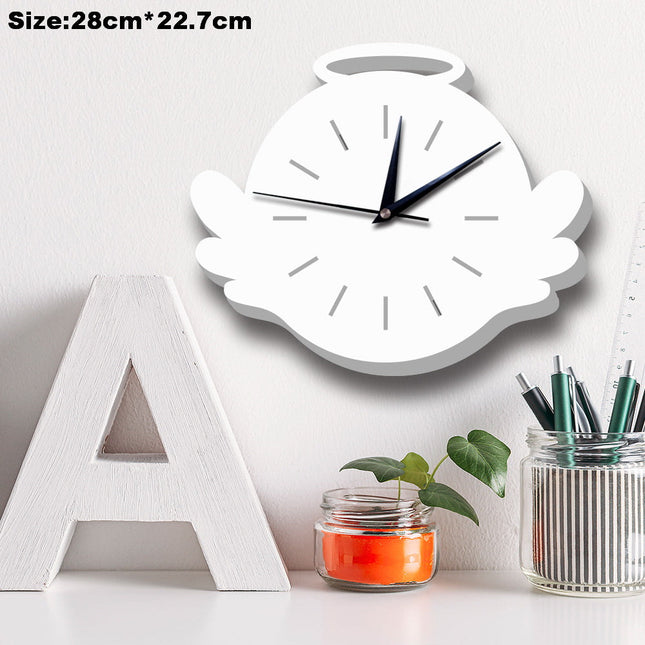 Wandklok kinderkamer vorm van sneeuwpop