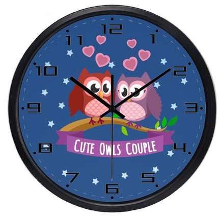 Grappige kinderklok met cartoon mopshond