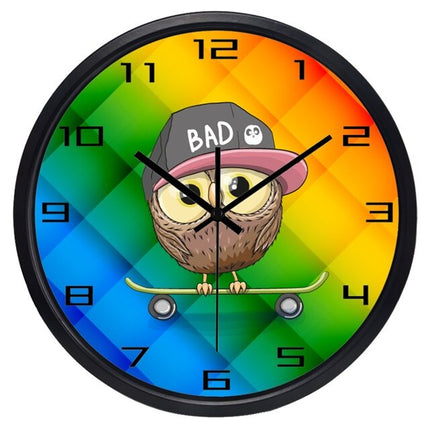 Grappige kinderklok met cartoon mopshond