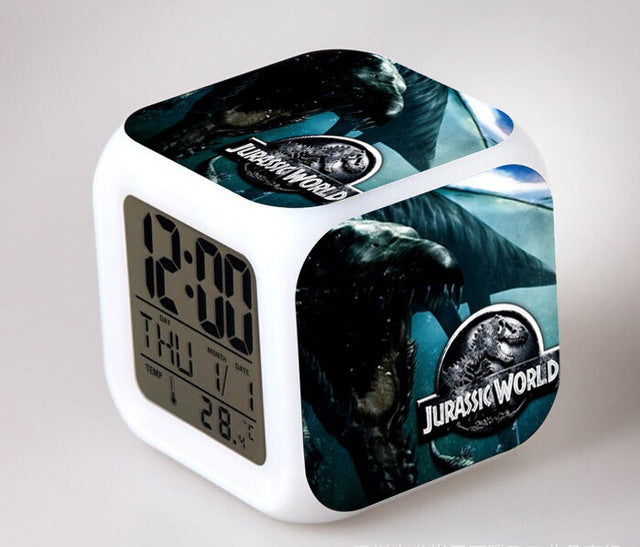 Kubus wekker met Jurassic Park thema