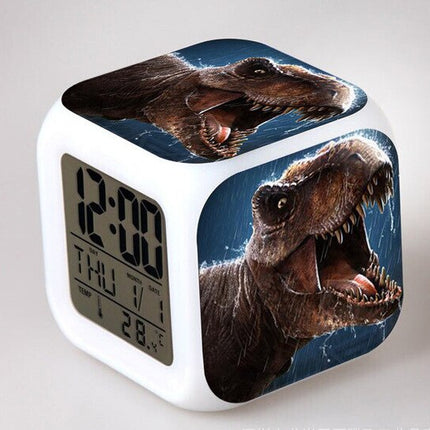 Kubus wekker met Jurassic Park thema