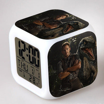Kubus wekker met Jurassic Park thema