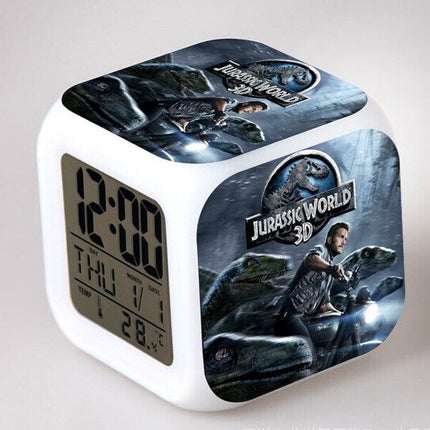 Kubus wekker met Jurassic Park thema
