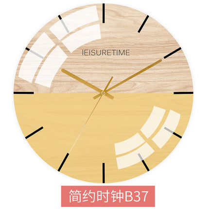 Kleurrijke Abstracte Wandklok Modern Design