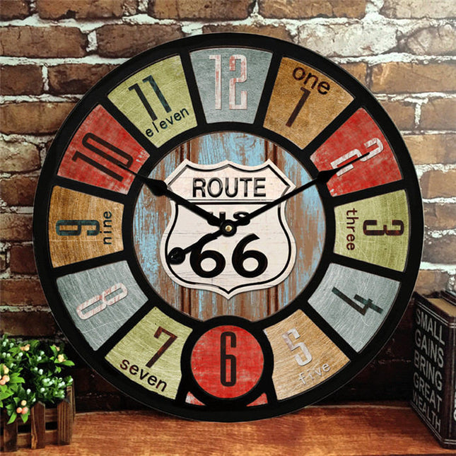 Grote vintage wandklok 60 cm