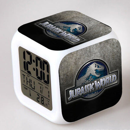 Kubus wekker met Jurassic Park thema
