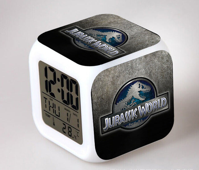 Kubus wekker met Jurassic Park thema