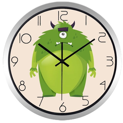 Grappige kinderklok met cartoon mopshond