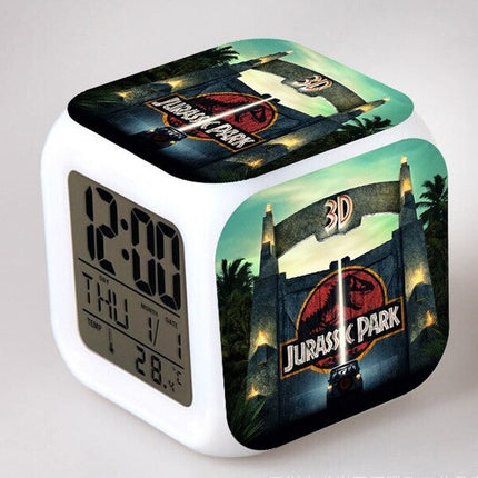 Kubus wekker met Jurassic Park thema