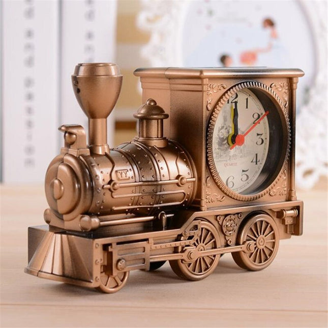 Vintage Tafelklok in Trein Vorm