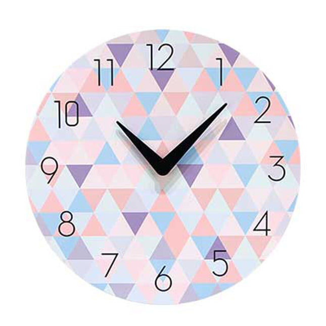 Design kinderklok met geometrisch patroon