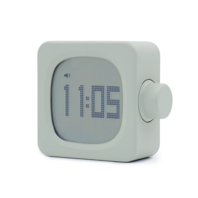 Minimalistische digitale wekker met snooze